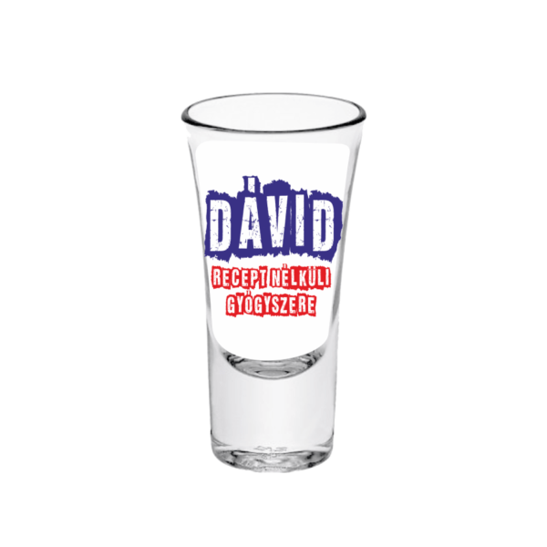Dávid recept nélküli gyógyszere neves tüske pálinkás pohár minta