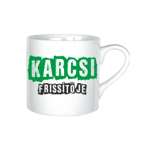 Karcsi frissítője neves bögre minta