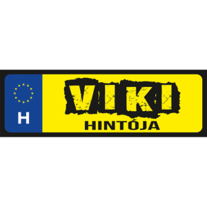 Viki hintója neves rendszámtábla minta