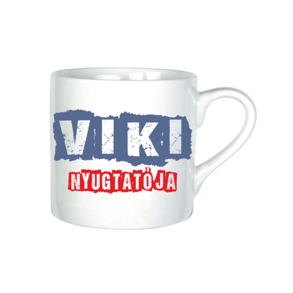 Viki nyugtatója neves bögre minta