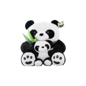 60 cm-es Plüss Panda kis pandával termék kép