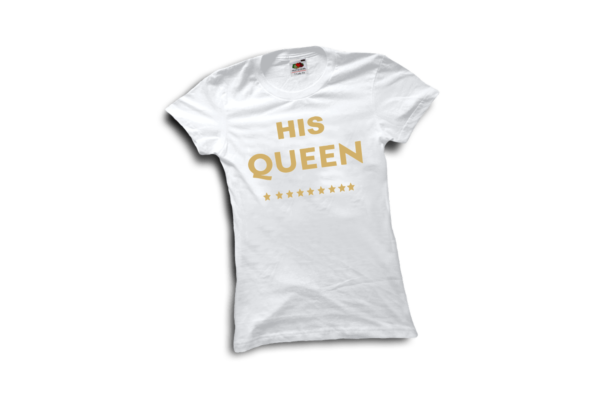 His queen női sárga2 póló minta termék kép