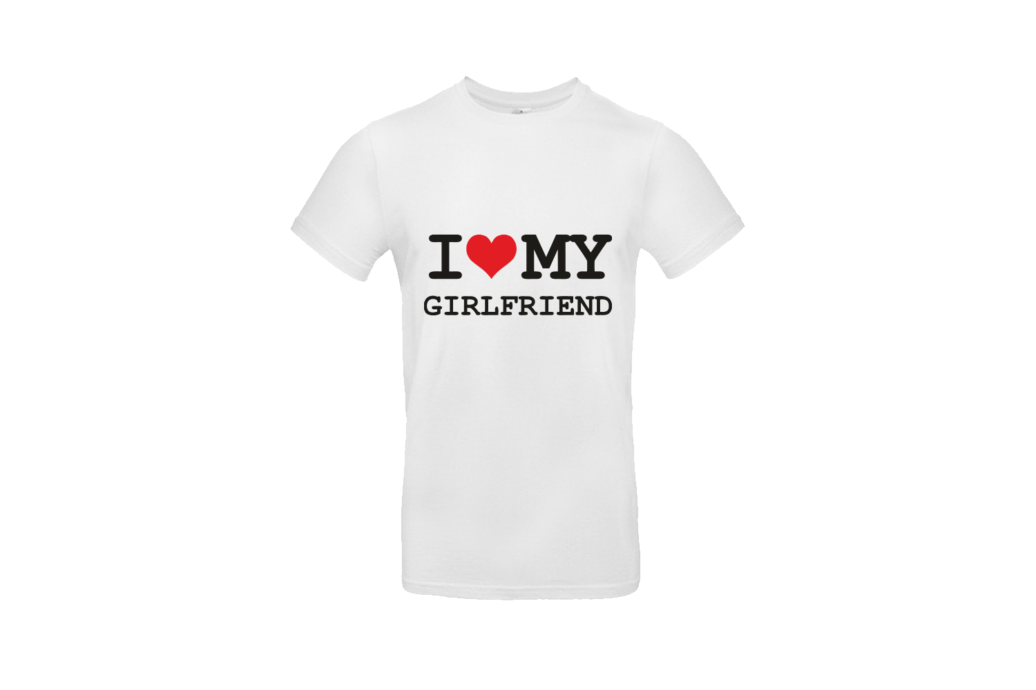 I love my girlfriend 2 férfi páros póló | Dumdumshop