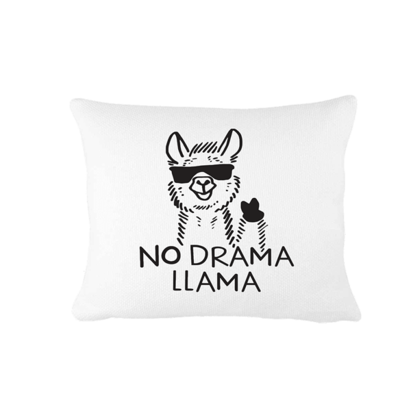 No Drama Llama Napszemüveges vicces poénos párna termék kép