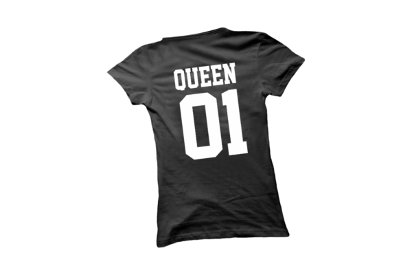 Queen 01 női fehér póló minta termék kép