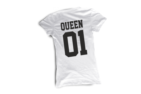 Queen 01 női fekete póló minta termék kép