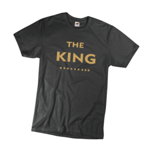 The king férfi sárga póló minta termék kép