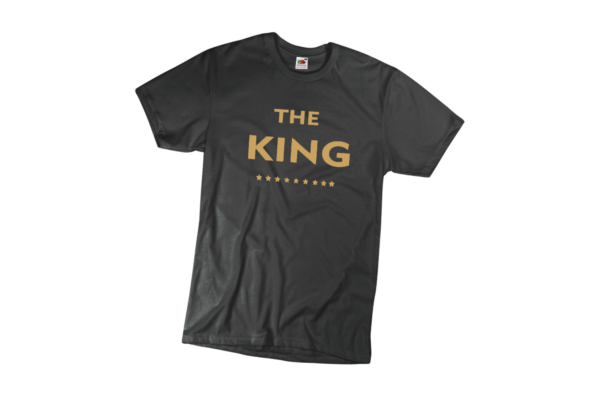 The king férfi sárga póló minta termék kép