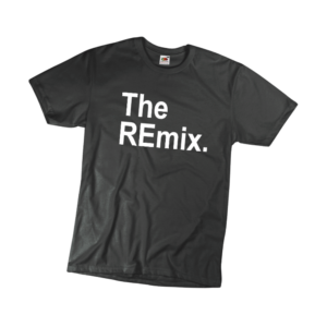 The remix férfi fehér póló minta termék kép