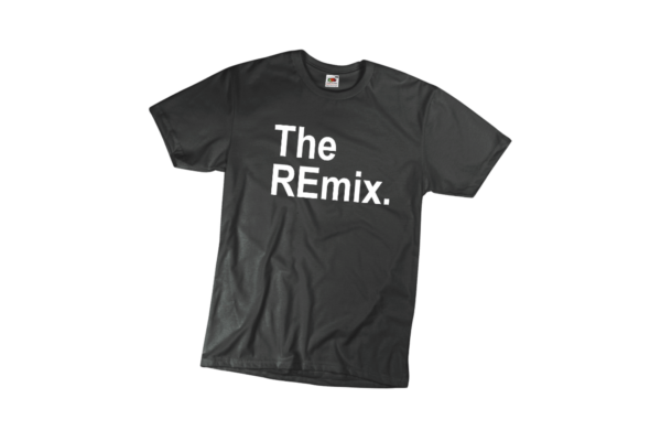 The remix férfi fehér póló minta termék kép