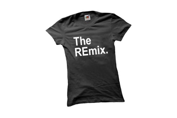The remix női fehér póló minta termék kép