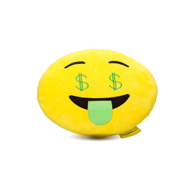 Dollár szemű Smiley plüss emoji párna termék kép
