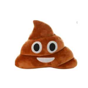 Kaki Smiley plüss emoji párna termék kép