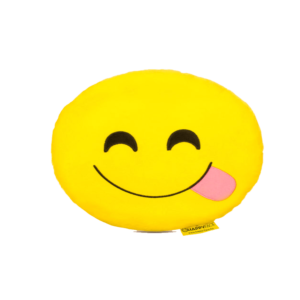 Nyelves Smiley plüss emoji párna termék kép