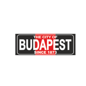 Budapest fekete hűtőmágnes termék kép