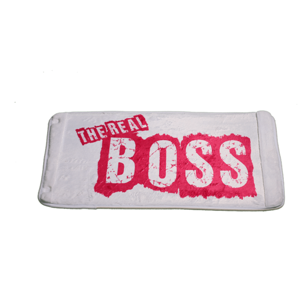 The Real Boss vicces feliratos Fürdőszoba Szőnyeg termék kép