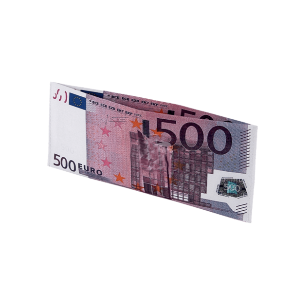 500 Euró mintás pénztárca termék kép