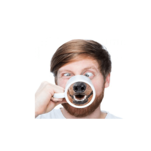Kutya orr aljú vicces kerámia bögre termék kép
