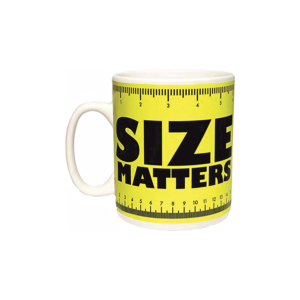 Size matters kerámia bögre termék kép