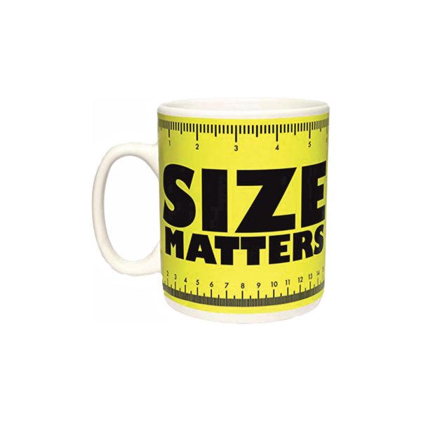 Size matters kerámia bögre termék kép