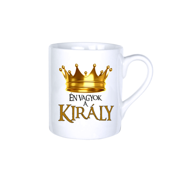 Én vagyok a király vicces bögre termék kép
