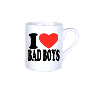 I love bad boys vicces bögre termék kép