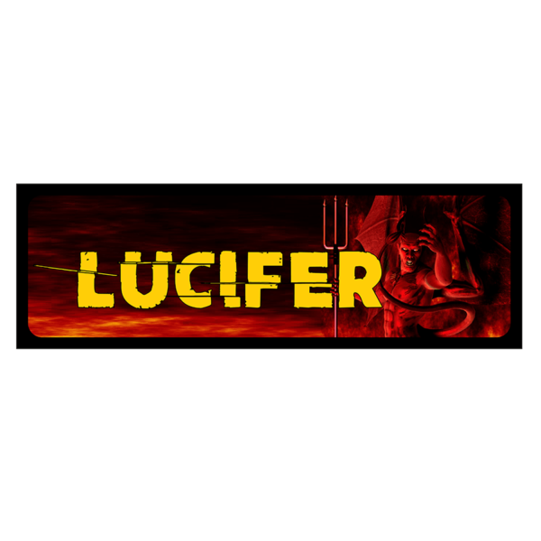 Lucifer vicces rendszámtábla termék kép