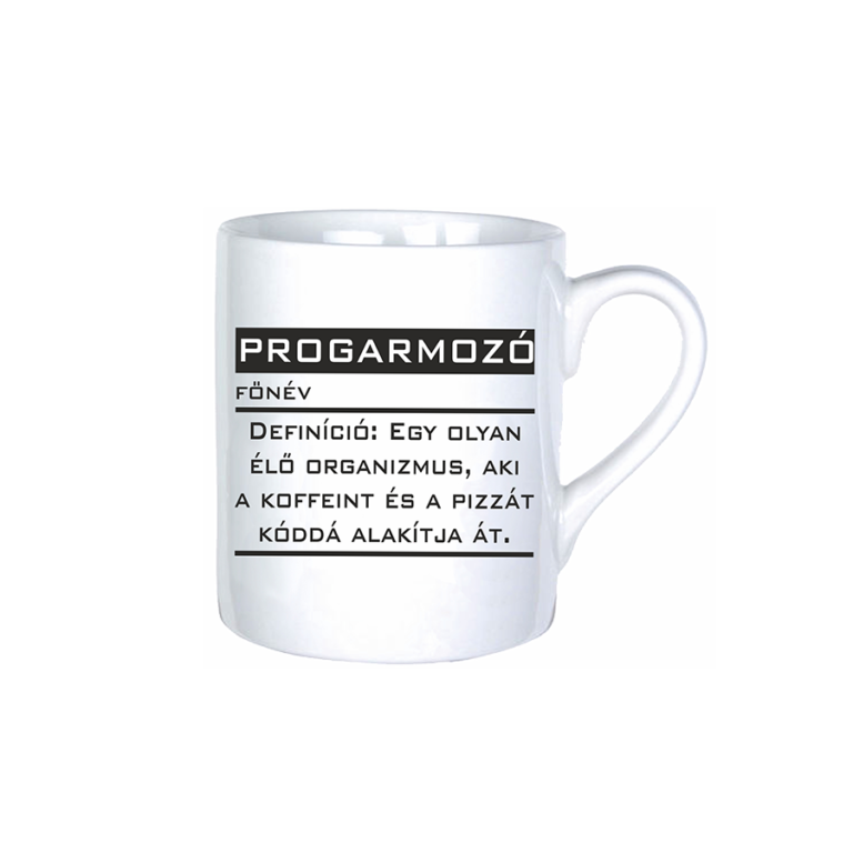Programozó vicces bögre | Dumdumshop