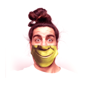 Shrek mintás sima szájmaszk termék kép