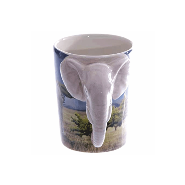 Elefánt fülű állatos kerámia bögre termék kép 1