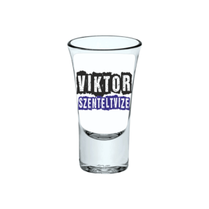 Viktor szenteltvize neves pálinkás pohár termék kép