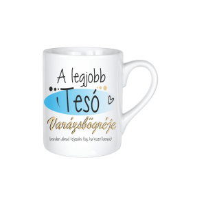 A legjobb Tesó varázsbögréje... (kék) - kerámia bögre