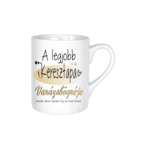 A legjobb Keresztapa varázsbögréje... - kerámia bögre