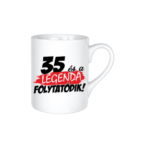 35 és a legenda folytatódik - kerámia bögre termékkép