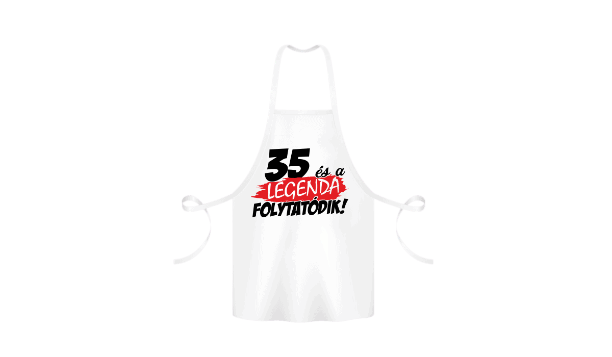 35 és a legenda folytatódik - kötény termékkép