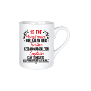 45 éve minőséget megőrzi... - kerámia bögre termékkép