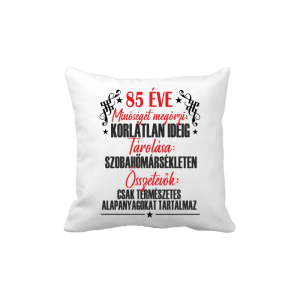 85 éve minőséget megőrzi – vicces poénos párna termékkép