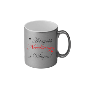 A legjobb nevelőanya a világon (ezüst) - kerámia bögre termékkép