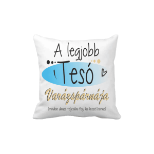 A legjobb tesó varázspárnája...(kék) - vicces poénos párna termékkép