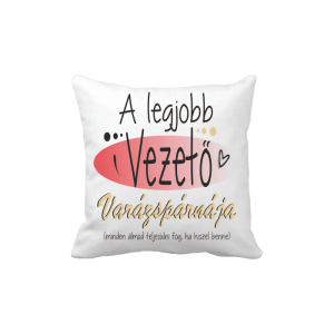 A legjobb vezető varázspárnája… – vicces poénos párna termékkép