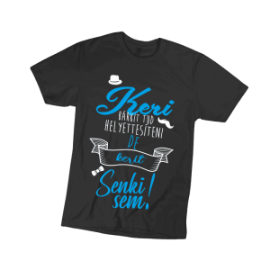 Keri bárkit tud helyettesíteni… – fekete férfi póló termékkép