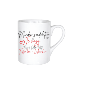 Minden gondolatom te vagy... - kerámia bögre termékkép