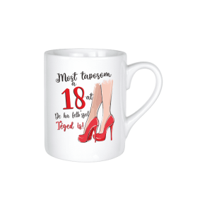 Most taposom a 18-at... - kerámia bögre termékkép