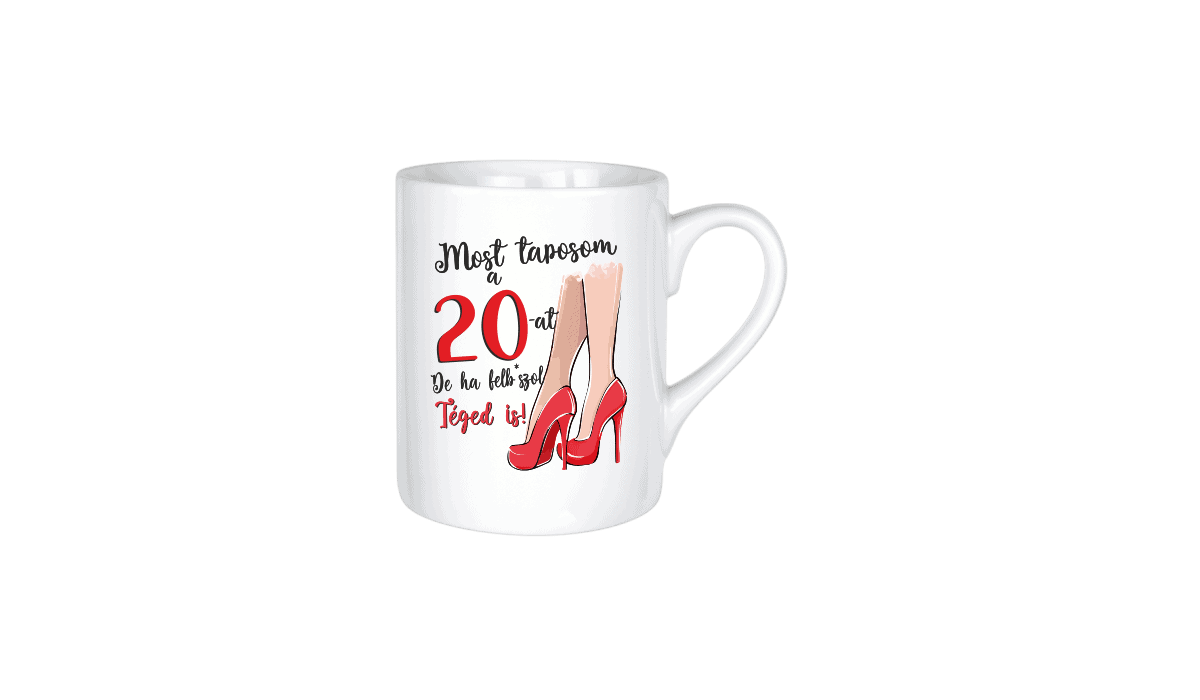 Most taposom a 20-at... - kerámia bögre termékkép