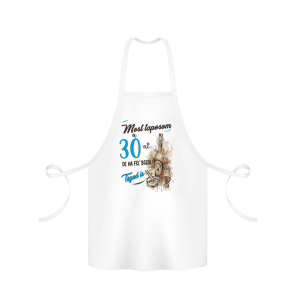 Most taposom a 30-at...(kék) - kötény termékkép