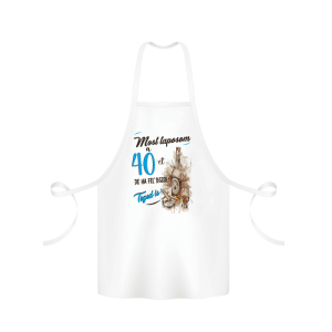 Most taposom a 40-et...(kék) - kötény termékkép