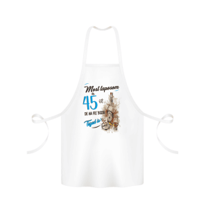 Most taposom a 45-öt...(kék) - kötény termékkép