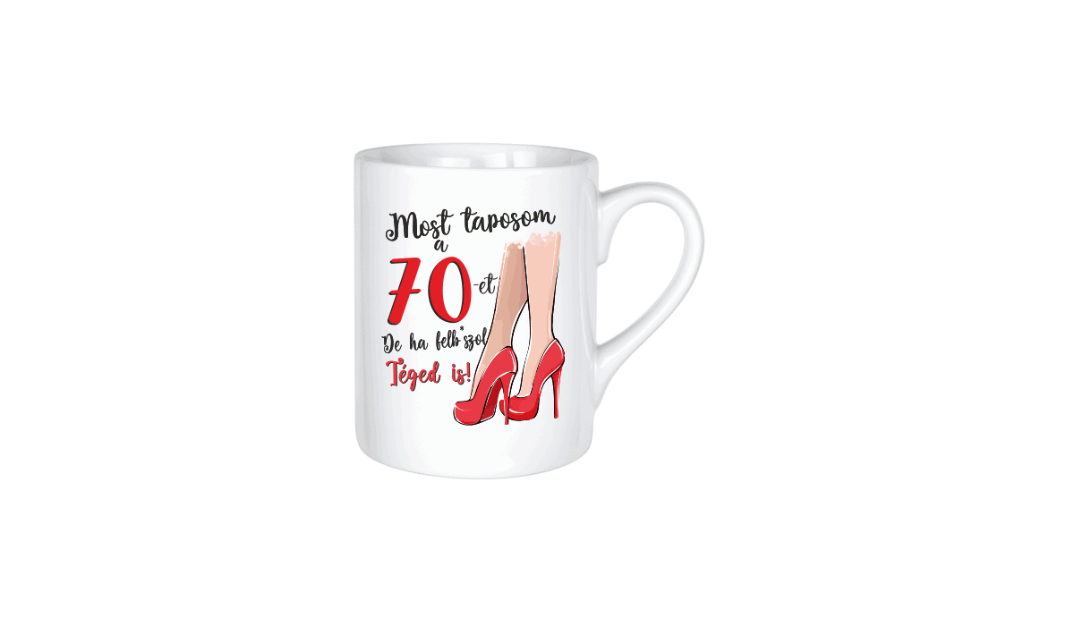 Most taposom a 70-et... - kerámia bögre termékkép