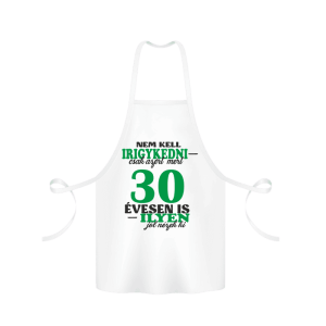 Nem kell irigykedni 30...(zöld) – kötény termékkép