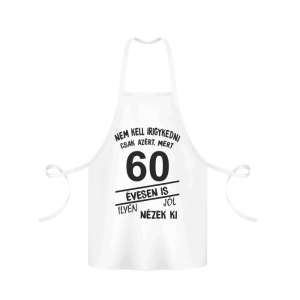 Nem kell irigykedni 60 évesen is...(fekete) – kötény termékkép